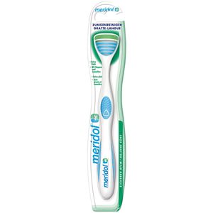 bodyguardapotheke MERIDOL sicherer Atem Zungenreiniger extra flach Discount Store für neue Produkte