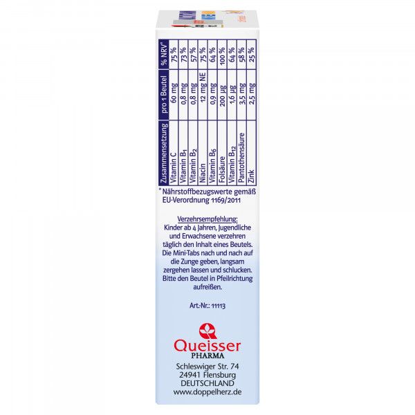 bodyguardapotheke DOPPELHERZ Multivitamin Mini-Tabs family system Begrenzt auf 3 Tage