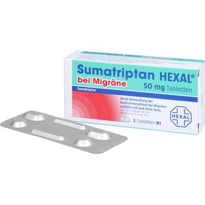 bodyguardapotheke SUMATRIPTAN HEXAL bei Migräne 50 mg Tabletten Verkauf