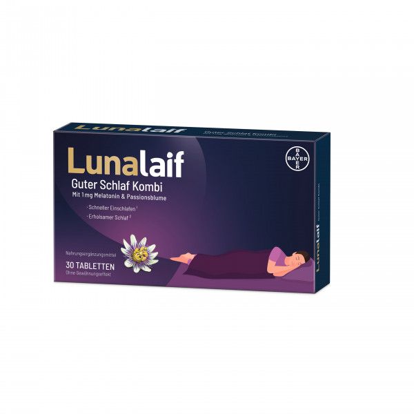 bodyguardapotheke LUNALAIF Guter Schlaf Kombi Tabletten Weihnachtsangebot