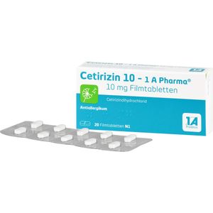 bodyguardapotheke CETIRIZIN 10-1A Pharma Filmtabletten Top Angebot