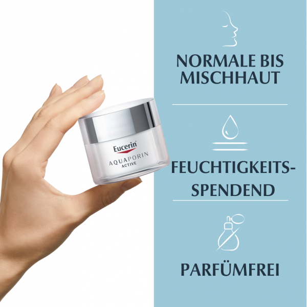 bodyguardapotheke EUCERIN AQUAporin Active Creme norm.bis Mischhaut Riesige Ersparnisse