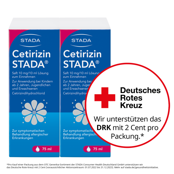 bodyguardapotheke CETIRIZIN STADA Saft 10 mg/10 ml Zeitbegrenzte Promotion