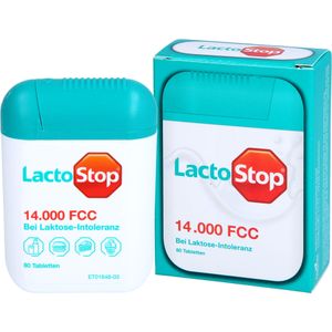 bodyguardapotheke LACTOSTOP 14.000 FCC Tabletten Spender Super Rabatt