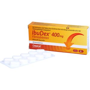 bodyguardapotheke IBUDEX 400 mg Ibuprofen Filmtabletten Vatertagsangebot