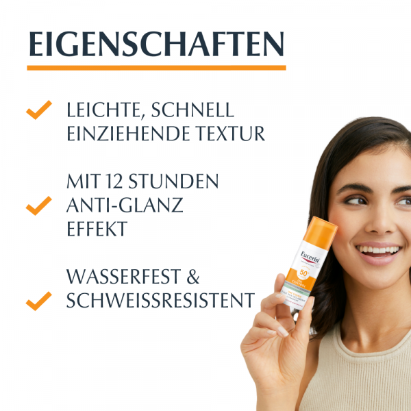 bodyguardapotheke EUCERIN Sun Gel-Creme Oil Contr.Anti-Gl.Eff.LSF50+ Exklusive Angebote