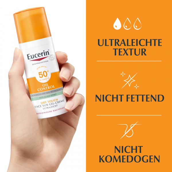 bodyguardapotheke EUCERIN Sun Gel-Creme Oil Contr.Anti-Gl.Eff.LSF50+ Exklusive Angebote