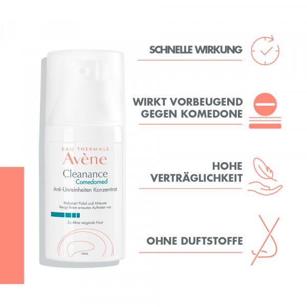 bodyguardapotheke Avène Cleanance Comedomed Anti-Unreinheiten Konzentrat bei Akne und Pickeln VIP-Rabatte