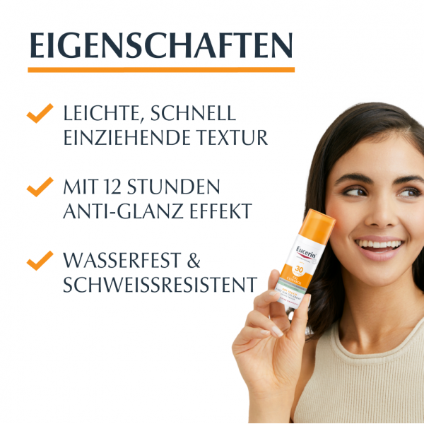 bodyguardapotheke EUCERIN Sun Gel-Creme Oil Contr.Anti-Gl.Eff.LSF 30 Tiefpreis