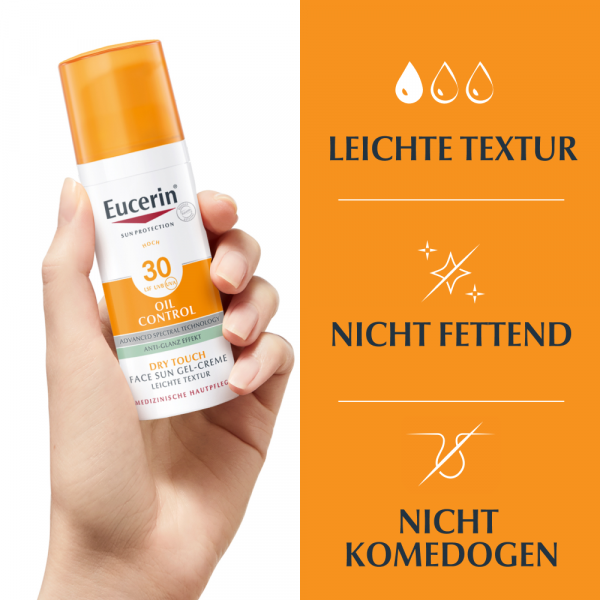 bodyguardapotheke EUCERIN Sun Gel-Creme Oil Contr.Anti-Gl.Eff.LSF 30 Tiefpreis