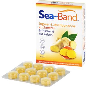 bodyguardapotheke SEA-BAND Ingwer-Lutschbonbons zuckerfrei Letzte 2 Tage