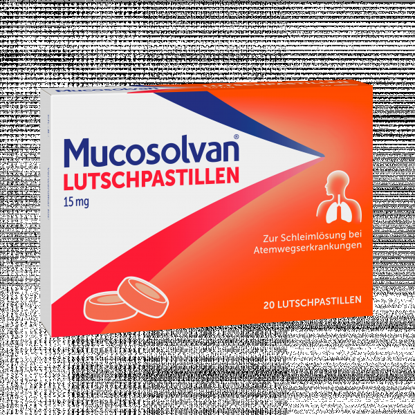 bodyguardapotheke MUCOSOLVAN Lutschpastillen 15 mg zur Schleimlösung bei Atemwegserkrankungen Begrenzt auf 3 Tage