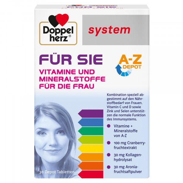 bodyguardapotheke DOPPELHERZ für SIE system Tabletten
