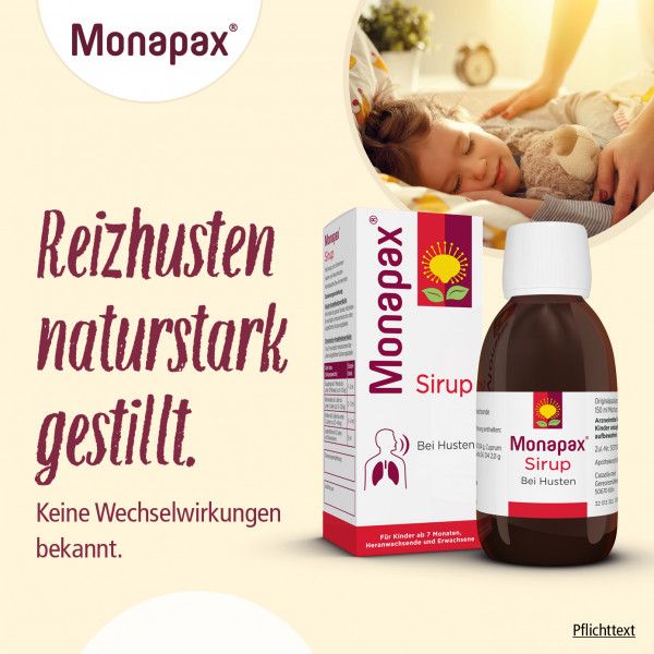bodyguardapotheke MONAPAX Sirup bei Husten und Keuchhusten 2025