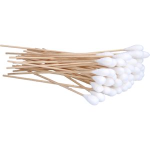 bodyguardapotheke WATTESTÄBCHEN Holz 15 cm großer Kopf