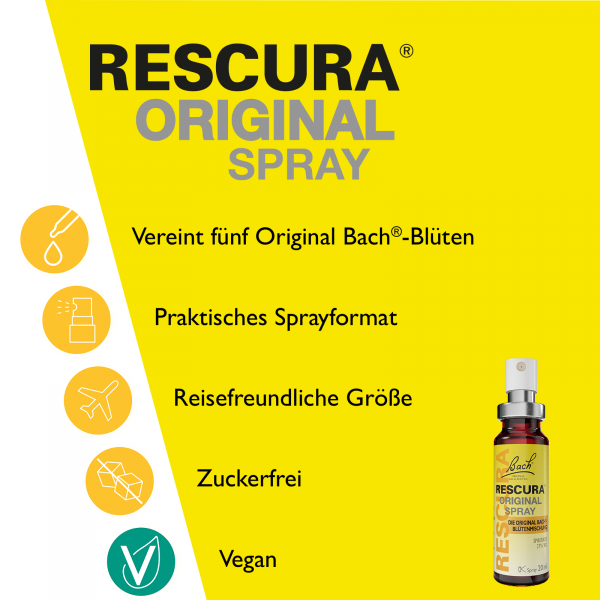 bodyguardapotheke Bach RESCURA® Spray mit Alkohol 20ml Online Shopping