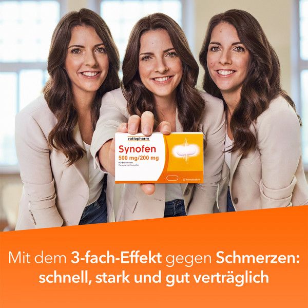 bodyguardapotheke SYNOFEN 500 mg/200 mg Filmtabletten Jubiläumsangebot