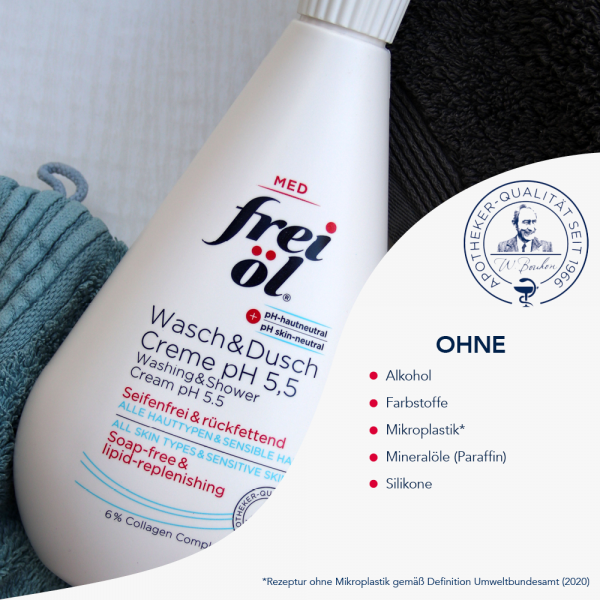 bodyguardapotheke FREI ÖL Wasch & DuschCreme Zeitlich begrenztes Angebot