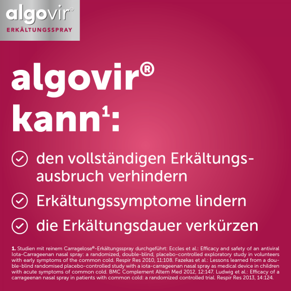 bodyguardapotheke ALGOVIR Effekt Erkältungsspray Große Rabatte
