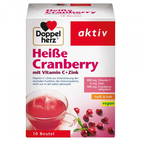 bodyguardapotheke DOPPELHERZ heiße Cranberry m.Vit.C+Zink Granulat Sonderangebote