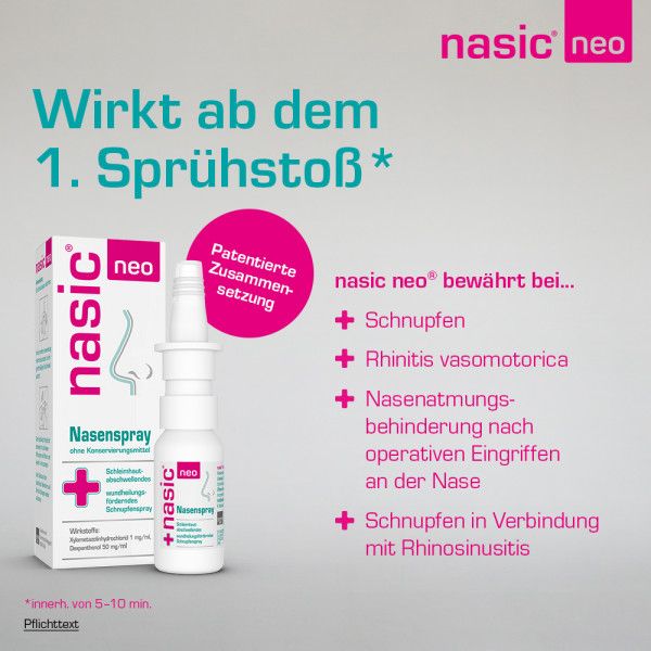 bodyguardapotheke NASIC neo Nasenspray Kostenlose Rückgabe