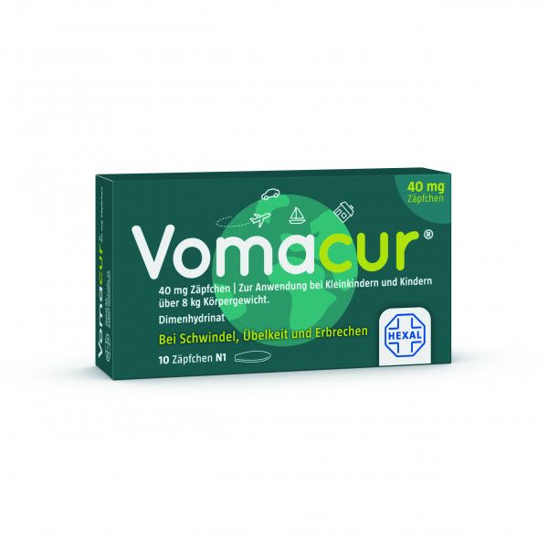 bodyguardapotheke VOMACUR 40 Zäpfchen Letzte 3 Tage