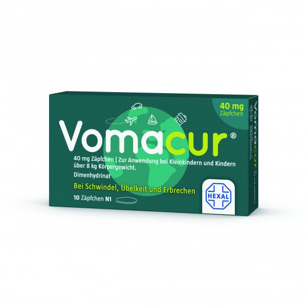 bodyguardapotheke VOMACUR 40 Zäpfchen Letzte 3 Tage