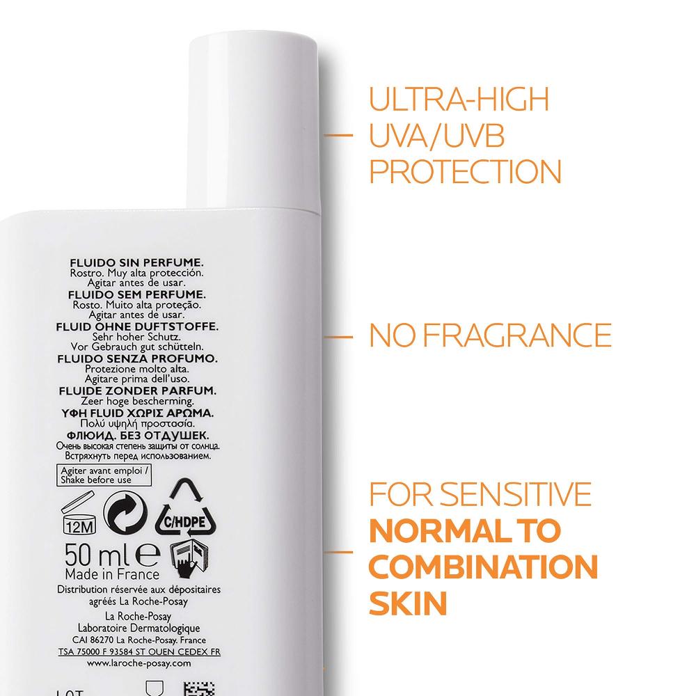 lookfantastic La Roche-Posay Anthelios UVMune 400 Invisible Fluid SPF50+ Sun Cream 50ml Nur für heute