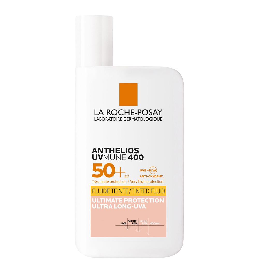 lookfantastic La Roche-Posay Anthelios UVMune 400 Unsichtbares Fluid Getönt LSF 50+ 50 ml