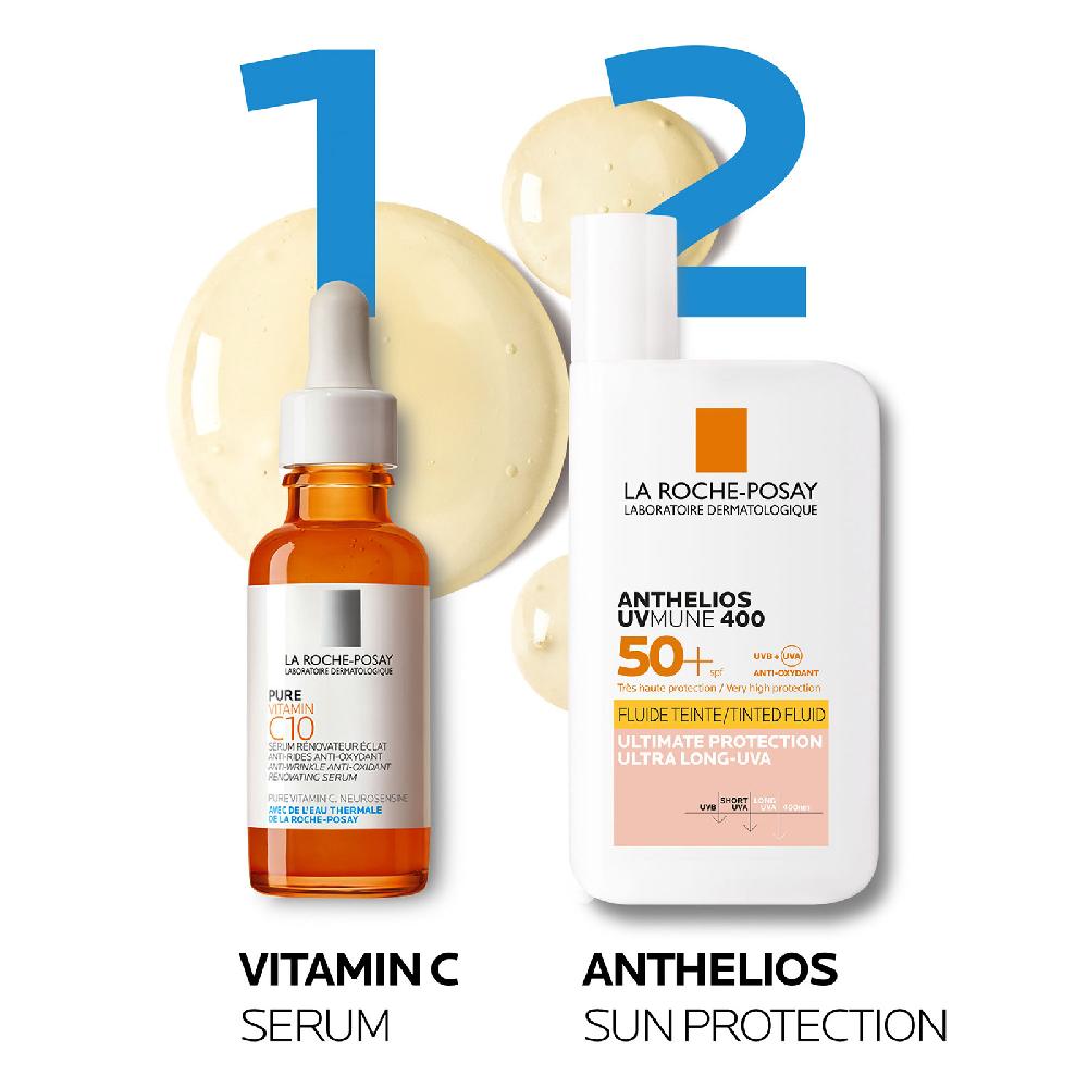 lookfantastic La Roche-Posay Anthelios UVMune 400 Unsichtbares Fluid Getönt LSF 50+ 50 ml zollfrei