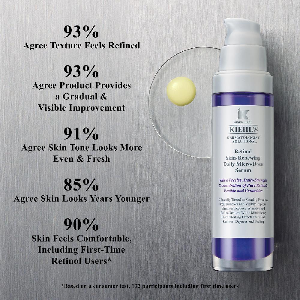 lookfantastic Kiehl's Retinol Skin-Renewing Daily Micro-Dose Serum - 30ml 2025