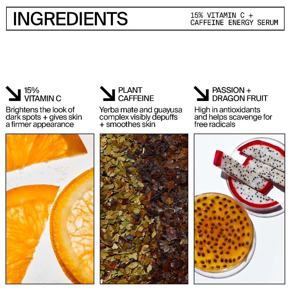 lookfantastic Youth To The People 15% Vitamin C and Clean Caffeine Energy Serum - 8ml Outlet
