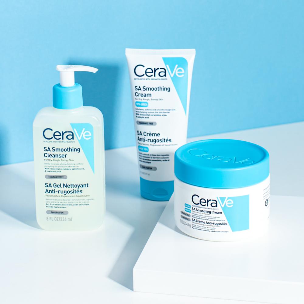 lookfantastic CeraVe SA Glättende Reinigungsmilch mit Salicylsäure für Trockene Raue und Unebene Haut 236 ml Limitierter Zeitrabatt