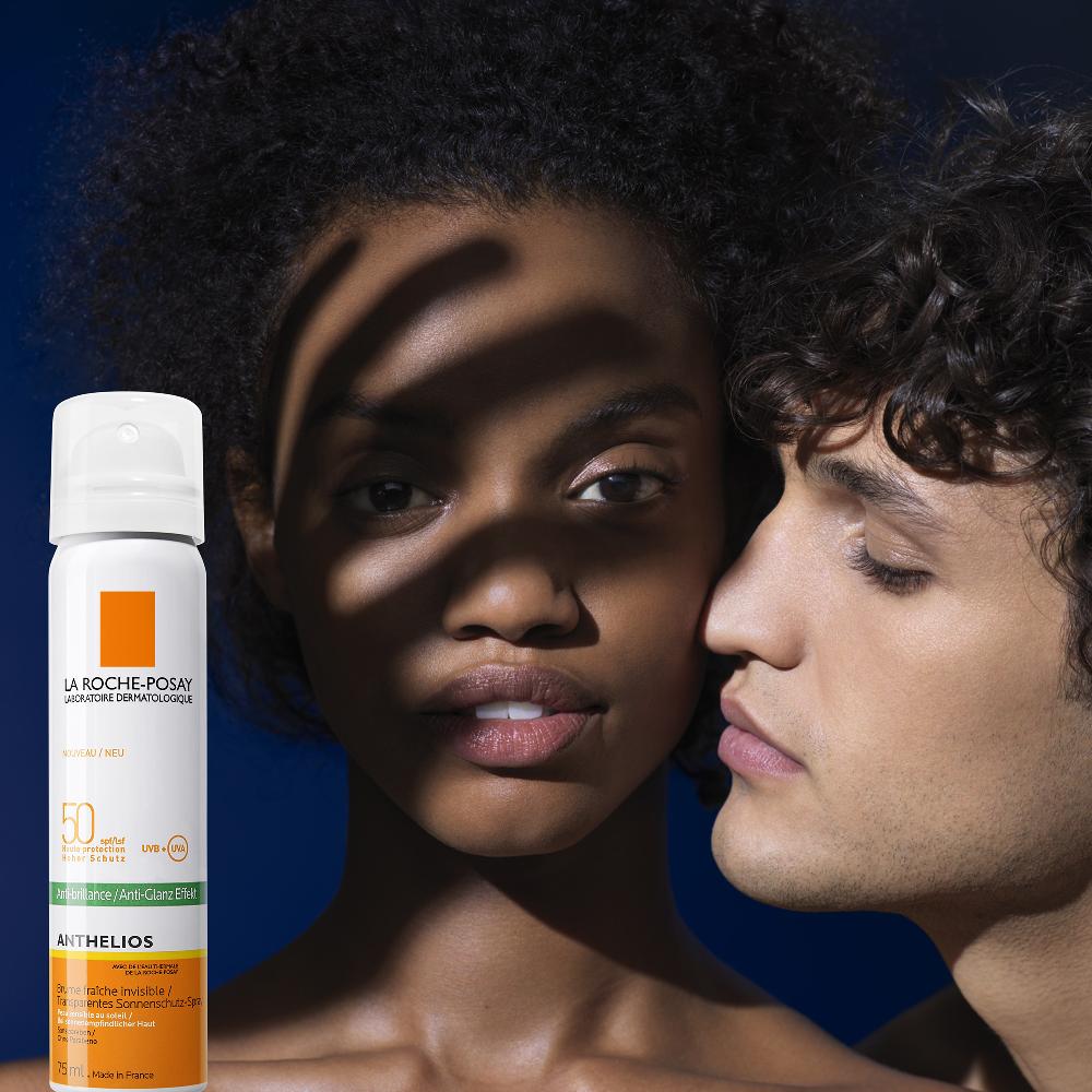 lookfantastic La Roche-Posay Anthelios Anti-Shine Unsichtbarer Sonnenschutz LSF 50+ Gesisichtsspray 75 ml Fabrik Onlineshop