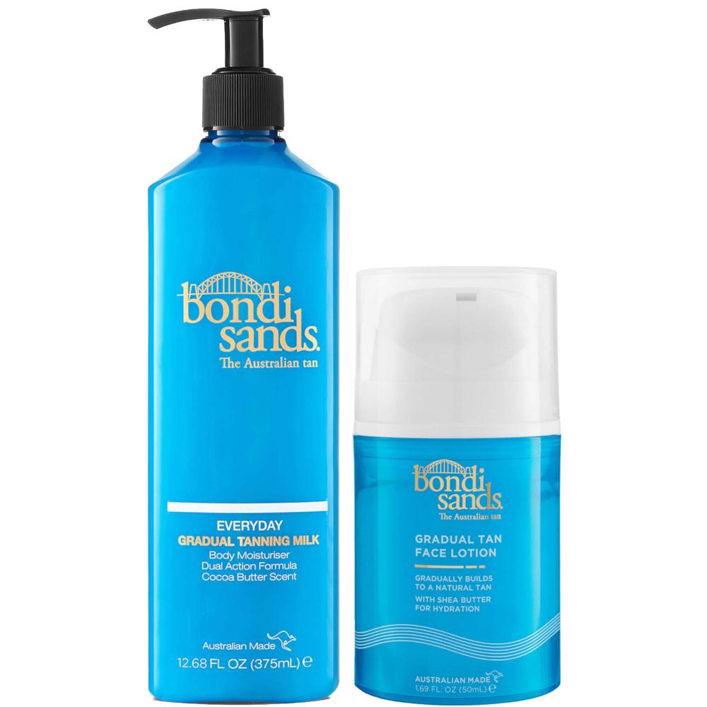 lookfantastic Bondi Sands Gradual Tanning Milk and Gradual Tanning Face Lotion Duo Große Rabatte