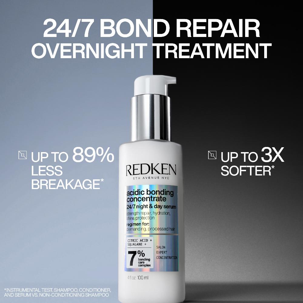 lookfantastic Redken Acidic Bonding Concentrate 24/7 Night and Day Hair Serum Repair & Strengthen Damaged Hair 100ml Fabrikpreis
