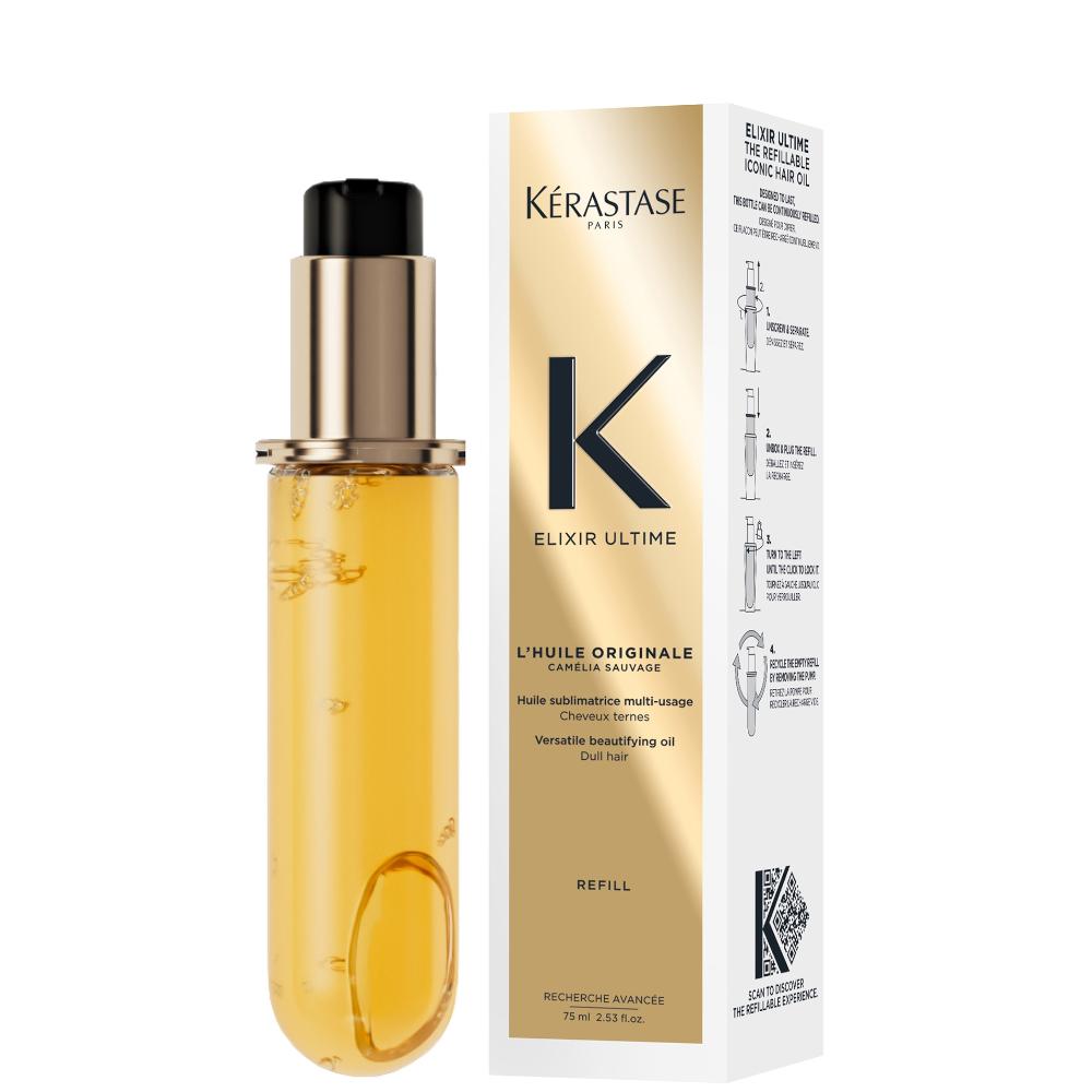 lookfantastic Kérastase Elixir Ultime L'Huile Originale Haaröl 75 ml Nachfüllpackung