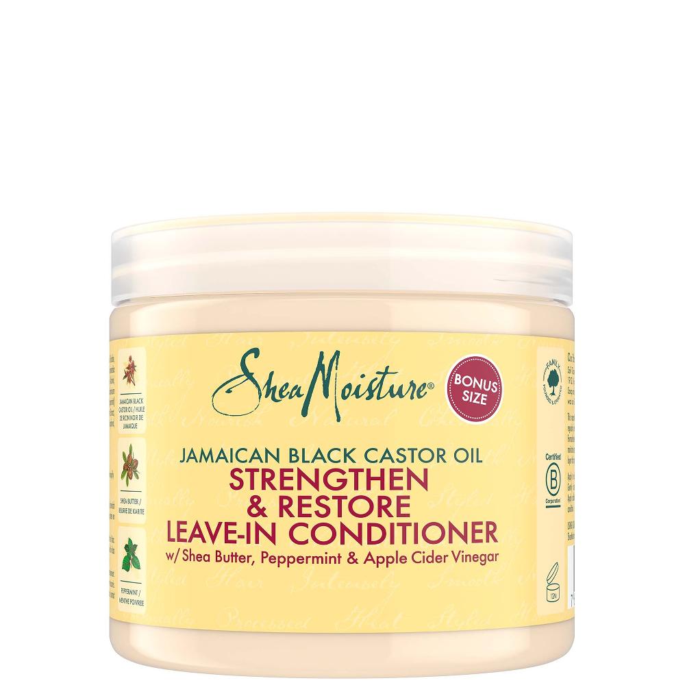 lookfantastic Shea Moisture Jamaican Black Castor Oil Strengthen Grow & Restore Leave-In Conditioner 454g