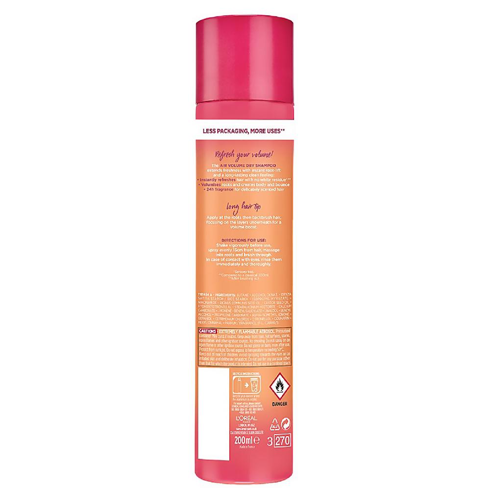 lookfantastic L'Oréal Paris Elvive Dream Lengths Air Volume Reinigendes Trockenshampoo 150 ml Fabrikladen