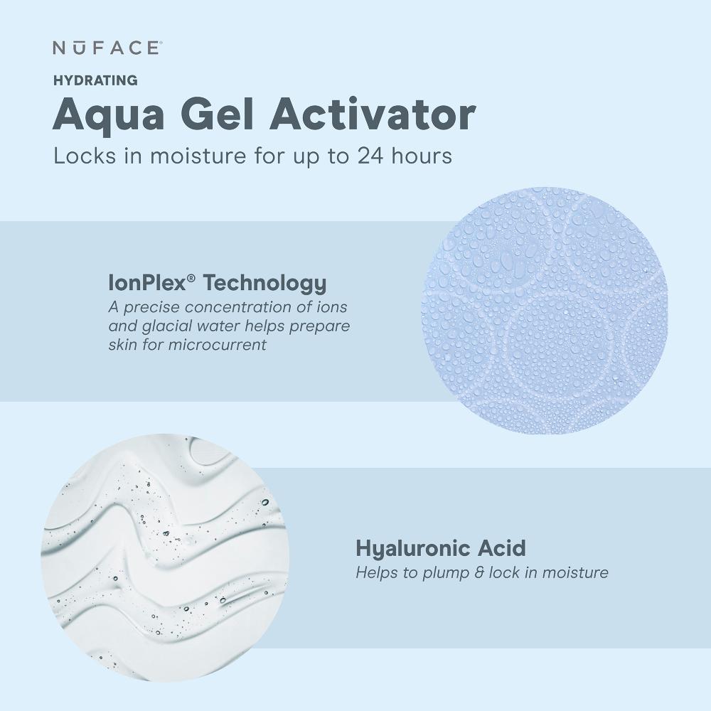 lookfantastic NuFACE Hydrating Aqua Gel 296ml Clearance-Verkauf