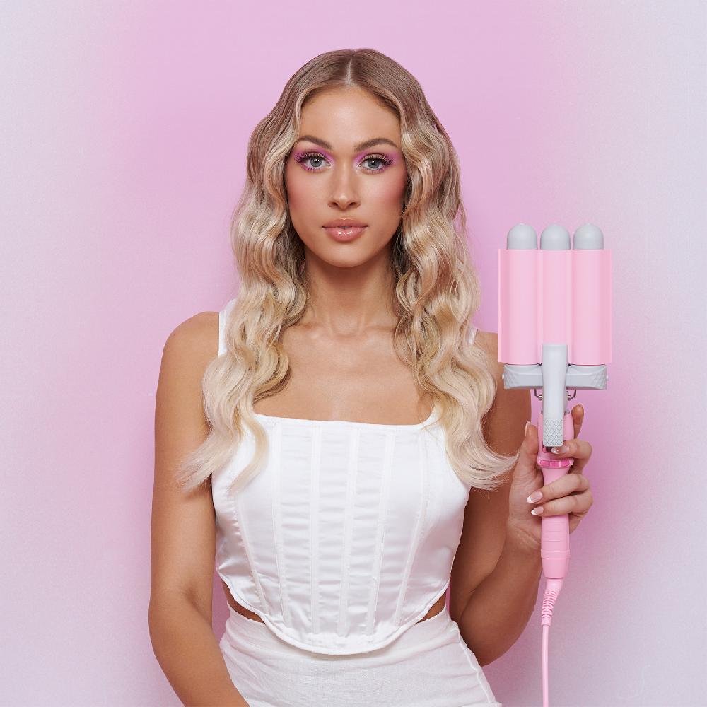 lookfantastic Mermade Hair 32 mm Welleneisen Rosa EU-Stecker zollfrei