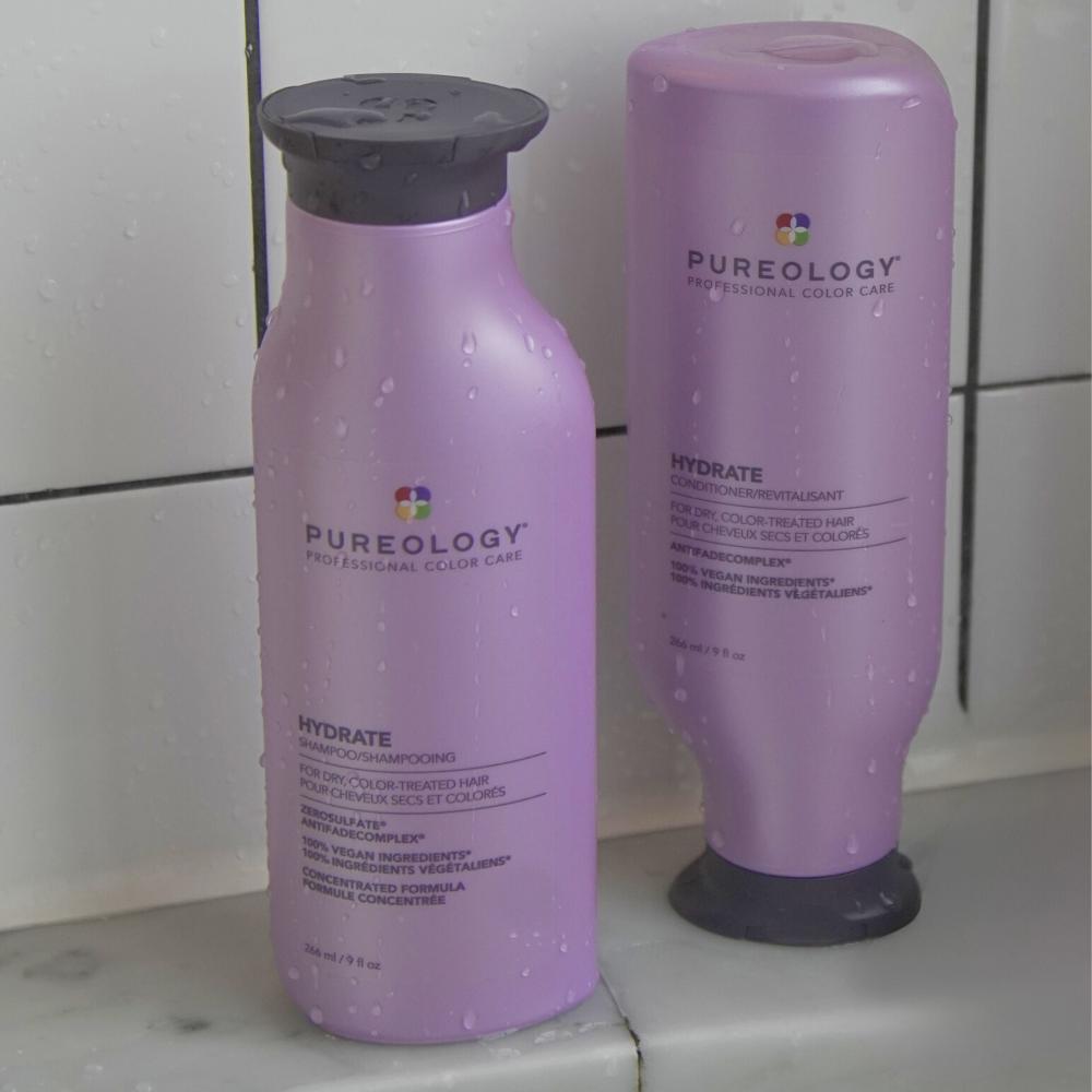 lookfantastic Pureology Hydrate Shampoo and Conditioner Moisturising Bundle for Dry Hair Sulphate Free for a Gentle Cleanse Großer Ausverkauf