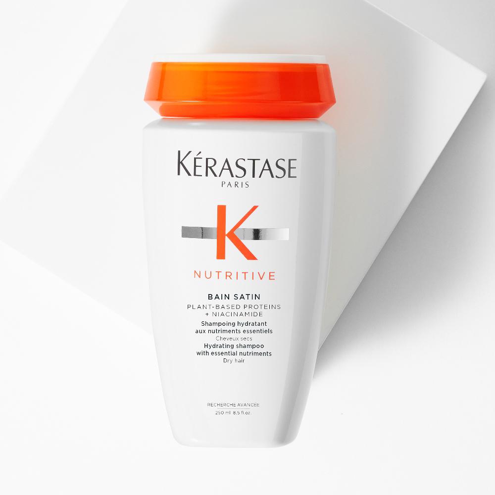 lookfantastic Kérastase Nutritive Bain Satin Feuchtigkeitsspendendes Shampoo für Trockenes Haar 250 ml Zeitlich begrenztes Angebot