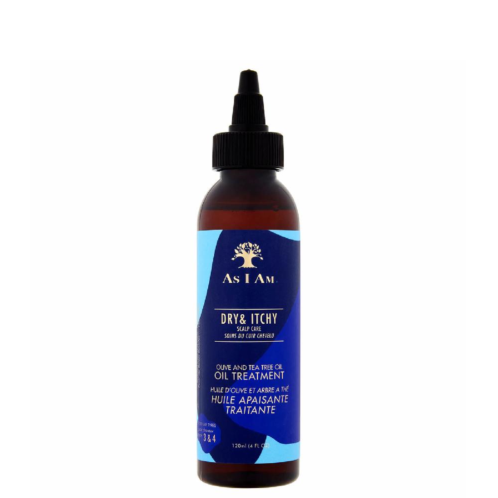 lookfantastic As I Am Pflege für Trockene und Juckende Kopfhaut Oliven- und Teebaumöl-Behandlung 120 ml