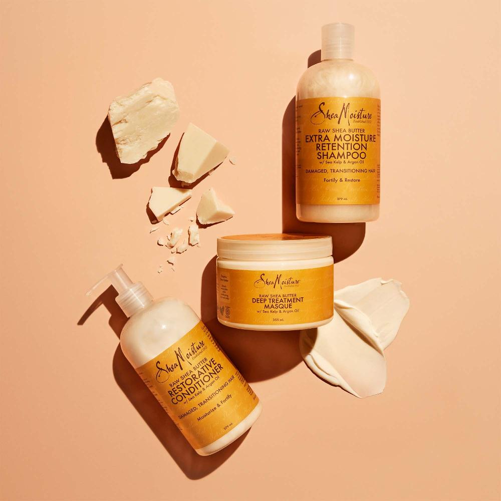 lookfantastic Shea Moisture Raw Shea Butter Extra Moisture Detangler 236 ml Zeitbegrenzte Promotion