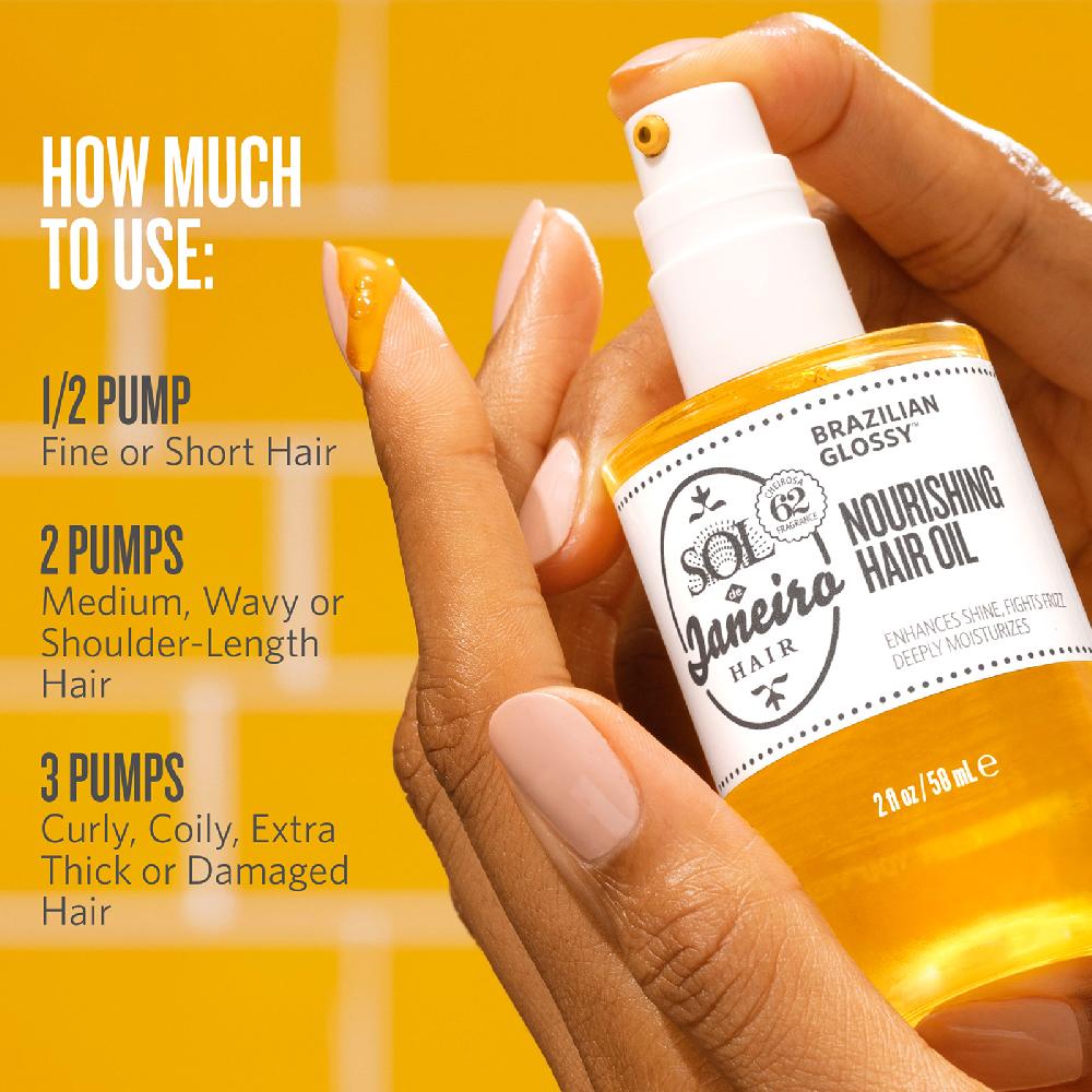 lookfantastic Sol de Janeiro Brazilian Glossy Nährendes Anti-Frizz-Haaröl 58 ml Bis zu 60% Rabatt