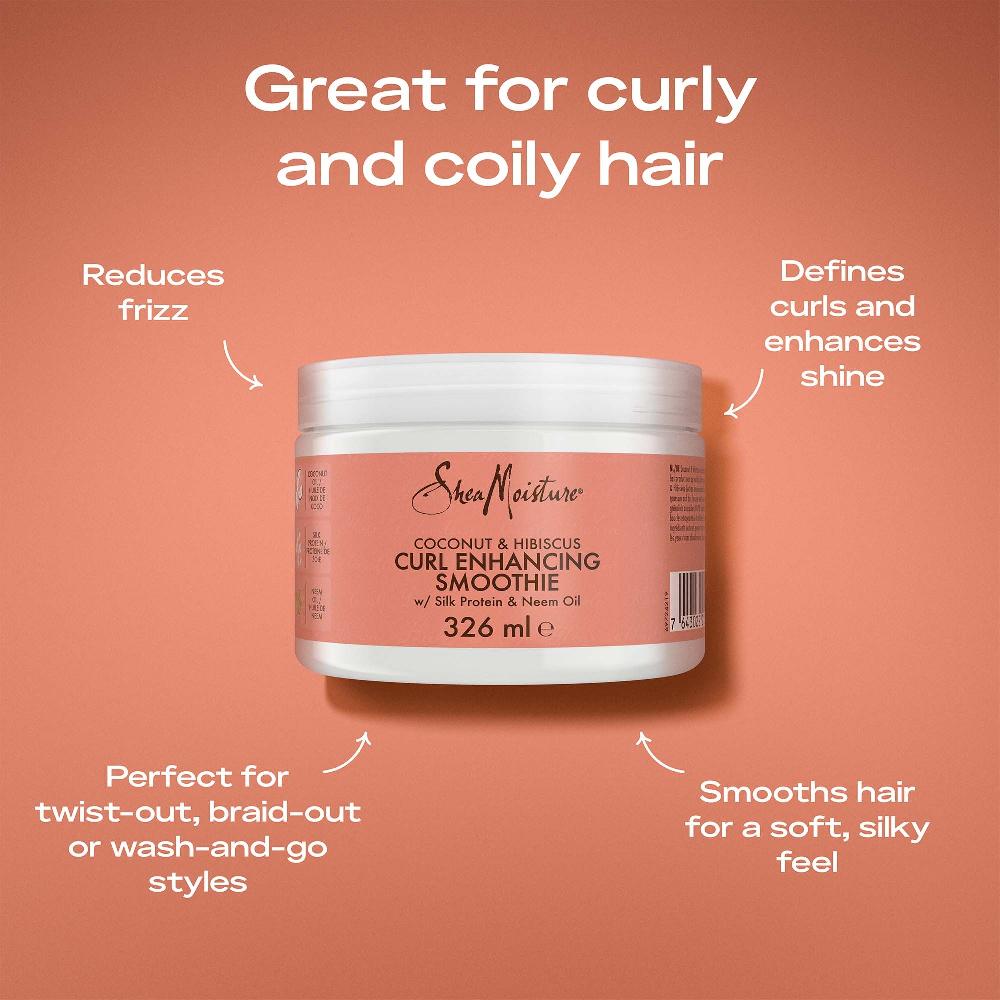 lookfantastic Shea Moisture Coconut & Hibiscus Curl Enhancing Smoothie 326 ml zollfrei