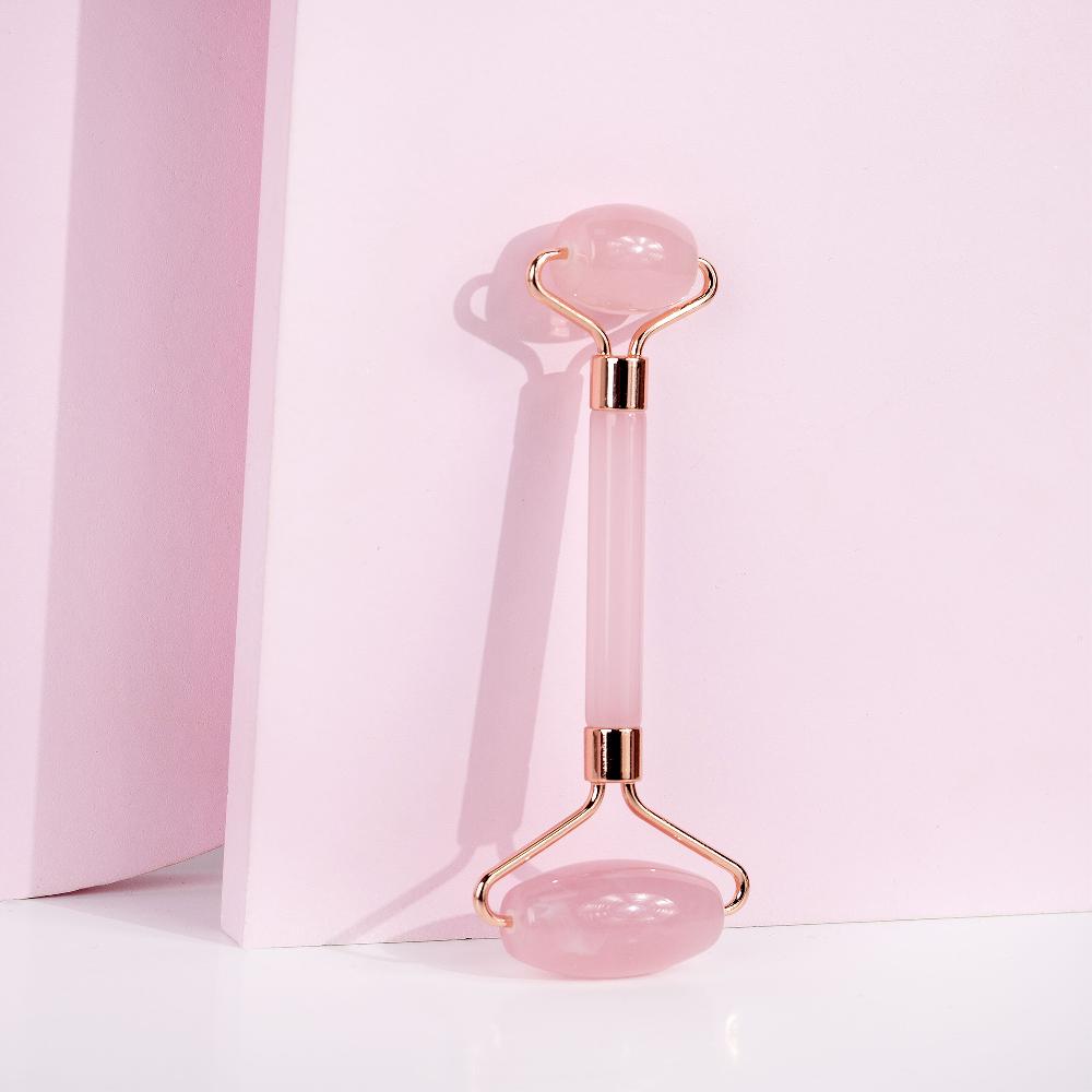 lookfantastic brushworks HD Rose Quartz Resin Roller & Gua Sha Online