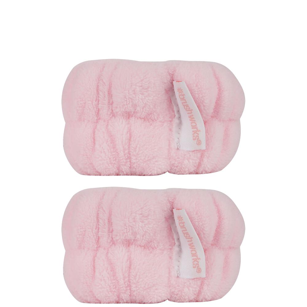 lookfantastic brushworks Microfibre Wrist Wash Bands - 2 Pack Fabrikverkauf
