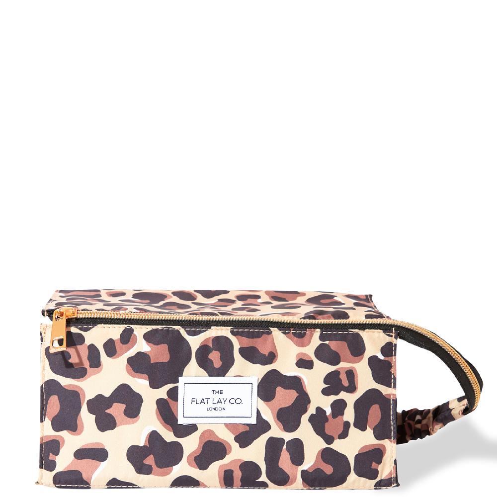 lookfantastic The Flat Lay Co. Open Flat Box Bag - Leopard Print